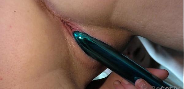  afternoon delight 19yo jete dildo with nice closeups shot by camera girl becky berry